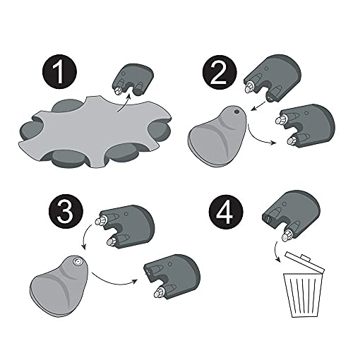 30-Pcs 2-Mm Oticon Prowax Disposable Wax Guard Filters Cleaning Tool Accessories Hearing Aid Wax Guard Filters (2Mm) For Oticon, Widex, Unitron And Resound Hear Clear Hearing Aid Filters #TOP5