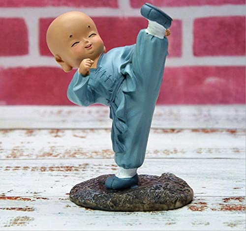 Sculpture de Petit Moine Bouddha Idée Cadeau Déco Originale