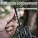 Multitool, 25-in-1 Spring Loaded Pliers Multi Tool, Each Tools with Safety Lock-Stainless Steel Multi-Tool, Propylene Sheath, Survival Gear for Camping, Hiking, EDC Tool, Pocket Knife