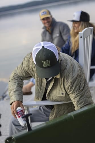 HUK Men's Scale Shacket, DWR Insulated Performance Fishing Shirt Jacket4