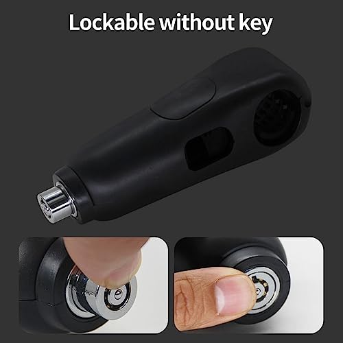 Motorcycle Throttle Lock Heavy Duty Anti-Theft Adjustable,Motorcycle Alarm System Anti Theft 110 db,Scooter Locks Anti Theft,Bicycle Handlebar Lock,Apply to Mopeds Scooters Dirt Bike (Black)