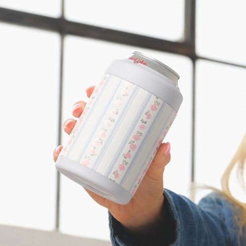 Image of HydroJug Can Cooler 12 oz, Stainless Steel Can Holder, Primrose