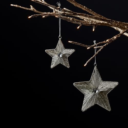 Étoile décorative Melrose 83581 objet design fer et perles de verre