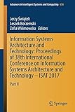  Information Systems Architecture and Technology: Proceedings of 38th International Conference on Information Systems Architecture and Technology – ... Intelligent Systems and Computing, Band 656)