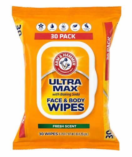 Image of Man Wipes - Fresh Scent Mens Wipes - Ultra Max 30 Bathroom Wipes - Pack of 1 Wipes for Adults - Wipes Pack - Toilet Wipes