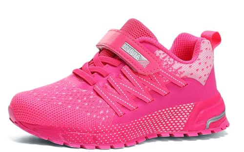 Image of KUBUA Kids Sneakers Lightweight Boys Girls Tennis Shoes | Breathable, Comfortable, Non Slip, Easy to Put On, Running, Walking, Gym, School, Daily Play, Toddler