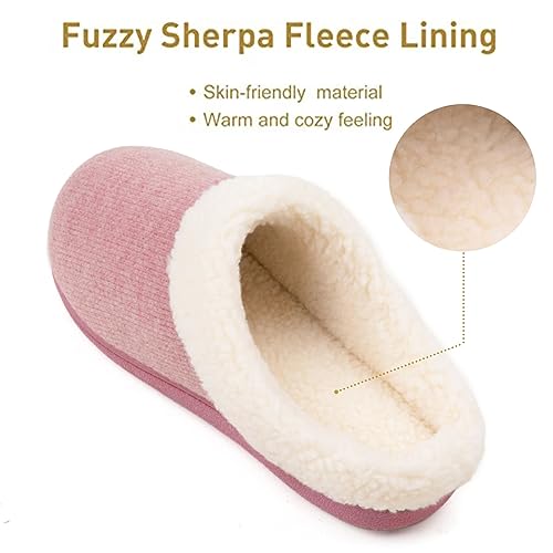 Image of Wishcotton Fuzzy Women's Slippers, Warm House Shoes