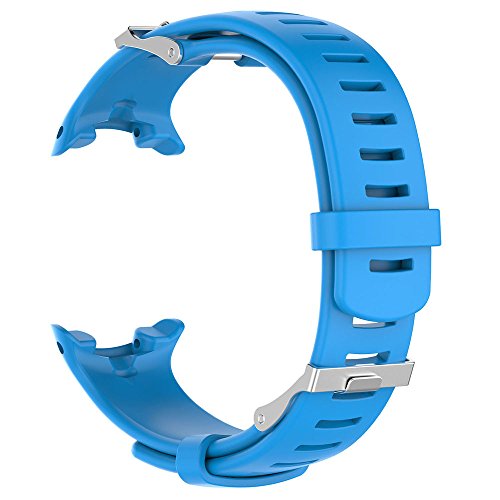 Correa de Reloj para Suunto D4/D4I Novo - Correa de Sports Silicona Pulsera - Reemplazo Ajustable Banda de Reloj Accesorios para Hombre Mujer Baohooya (Cielo Azul)
