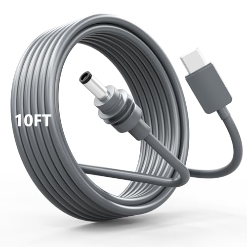 Starlink Mini USB C to DC Power Cable, 10FT/3M Starlink Mini Cable USB Type-C Input to DC Cord, Work with 100W+ PD Source Power Bank 20V PD Charger, Waterproof Accessories