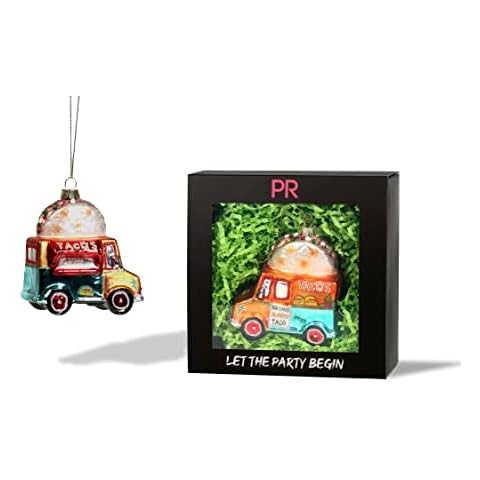 Party Rock | Taco Truck Glass Ornament | Automotive & Career Collection Cover