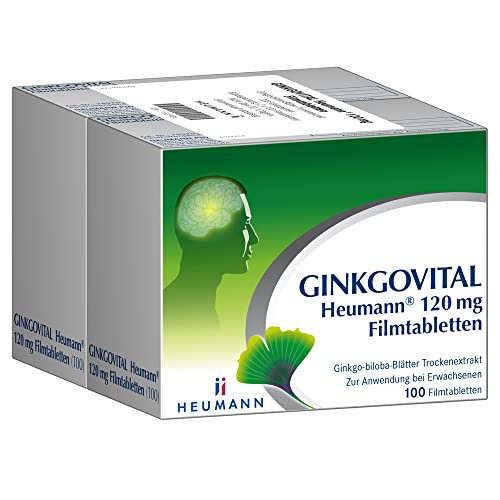 GINKGOVITAL Heumann® 120 mg Filmtabletten – Natürliche Unterstütz...