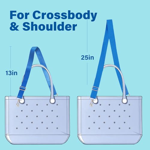 Image of Multi-Purpose Strap Set for Bogg Bag, Adjustable Crossbody Strap + Neoprene Handle Bag, Bogg Bag Accessories,Travel and Beach Essentials Non-Slip Compression Shoulder Strap Accessory(Beige Floral)