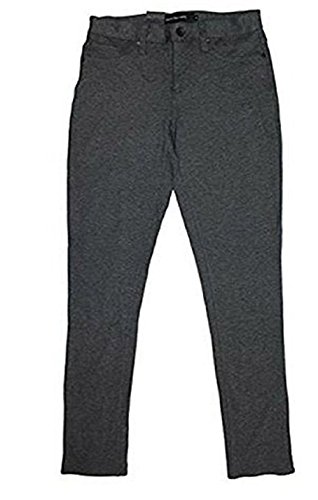 Calvin Klein Jeans Women's 5 Pocket Ponte Legging, Charcoal Grey, 2