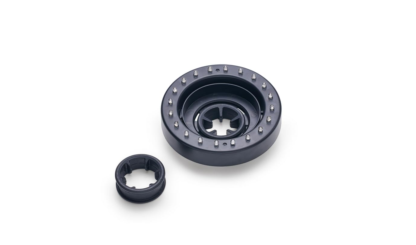 Pontec PondoStar LED Ring - schwarzer Leuchtring für Teich und Garten / zur Beleuchtung von Fontänen und Wasserspielen
