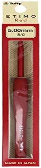 Tulip Crochet Hook, Red, One Size