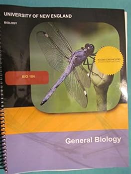 Spiral-bound General Biology, University of New England, BIO 104 Book