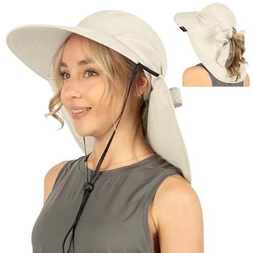Image of Sun Hat with Neck Flap - G