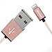 Zkomori iPhone Lightning to USB Cable 2Pack 6ft Nylon Braided Cord for iPhone SE/5/6/6s/Plus/iPad Mini/Air/Pro