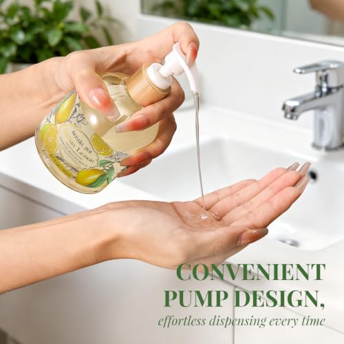 Image of ROMIIE ZOI Liquid Hand Soap, Lemon, 260ml /8.7fl.oz | With Gift Box, Gentle cleansing, nourishes skin without drying