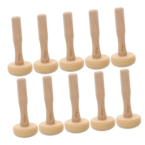 HAPINARY Wood Ink Roller Art Rubbing Tool Printmaking Tool for DIY Baren Roller Drawing Supplies