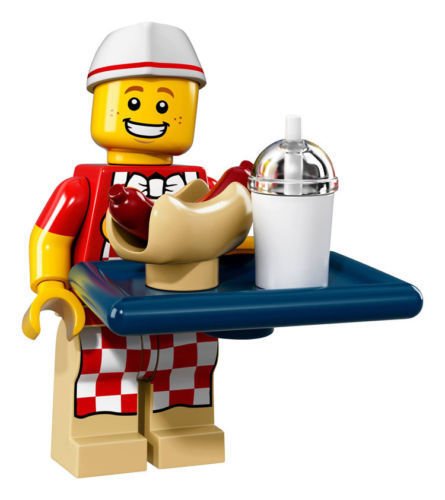 LEGO Collectible Minifigure Series 17 - Hot Dog Vendor (71018)