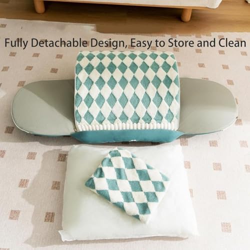 Cozy Dog House Bed Gemütliches Hundehaus Cozy House Dog Bed hundehöhle Indoor höhle Hund Hunde höhlenbett hundehaus für drinnen (grün,XXL)