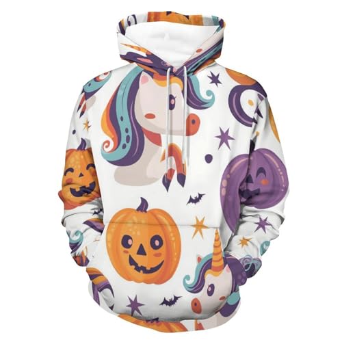 Hoodie licorne citrouille idéal pour vos soirées cocooning et sorties décontractées