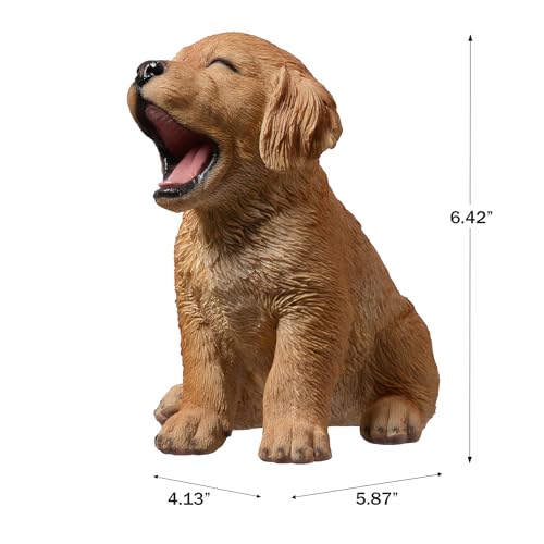 Estatua Yawning Golden Retriever Exclusiva miniatura 3
