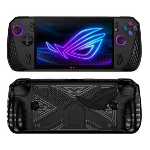 Image of ZORBES Protective Case for ASUS ROG Ally X Gaming Console,Anti-Scratch TPU Cover with Folding Kickstand,Non-Slip Protective Case Skin Cover Handheld Not Included Rog Ally