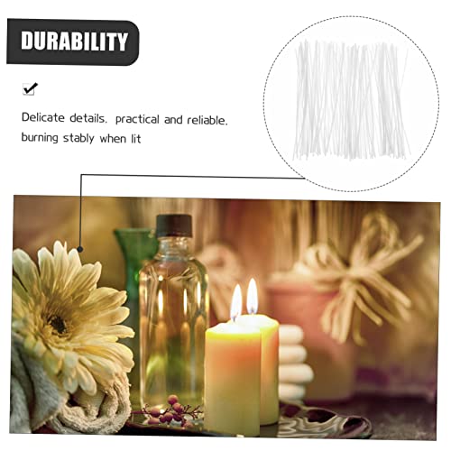 100 piezas de mechas de algodón para velas miniatura 3