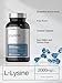 Horbäach L-Lysine | 2000mg | 240 Caplets | Vegetarian, Non-GMO, and Gluten Free Supplement