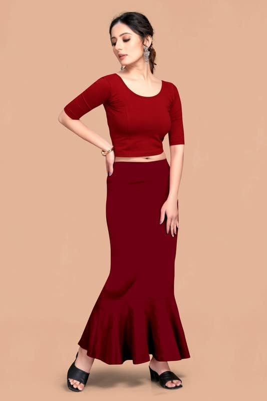Robe de forme sirène jupon coton extensible pour mariage