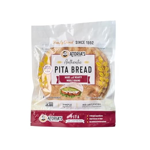 Whole Grain Pita Bread for Versatile Dishes