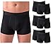 Produktbild RØDER Herren Boxershorts 6er Pack  Shorts für Männer  Baumwolle  Kein Kratzender Zettel  Unterwäsche  perfekte Passform  Schwarz  Größe XL