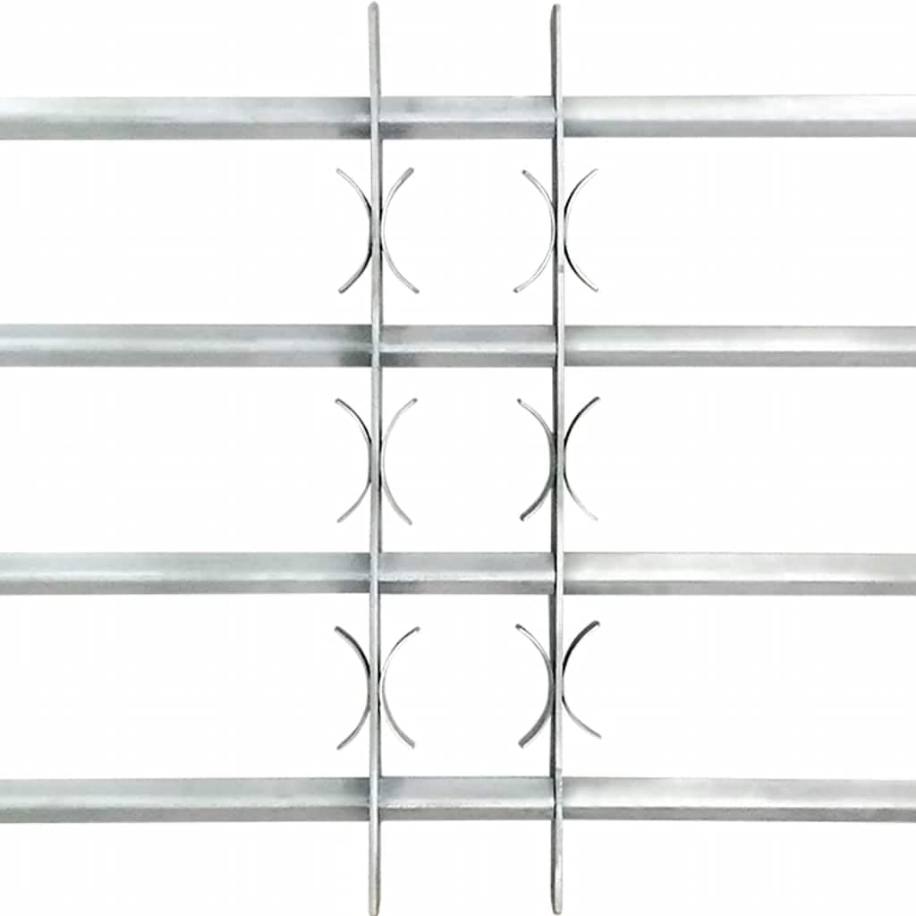Rejilla de ventana ajustable con 4 barras transversales 700-1050 mm