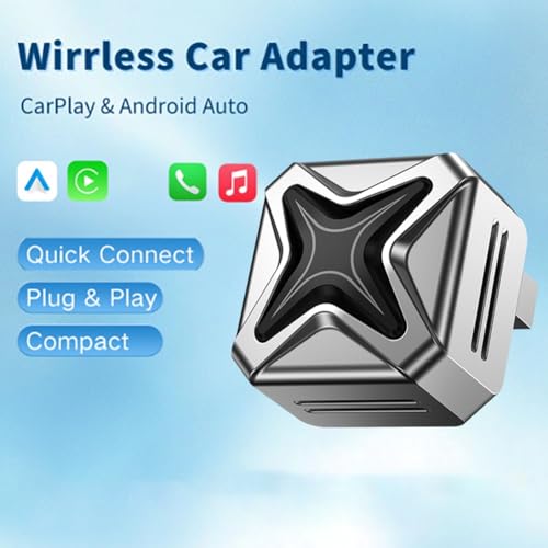 Adaptador Android Auto inalámbrico en tu coche, conecta CarPlay sin cables en cada viaje 3