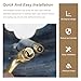 Rdxcv 2PCS 90 Degree Valve Stem Extenders, Automotive Tire Inflator Nozzle Brass Tyre Valves Extension Adapter, Tire Valve Stem Extender for Dually Wheels Passenger Car Motorcycle Bike (Golden)