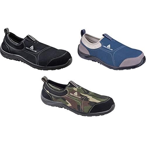 Delta Plus MIAMI S1P SRC MIAMISP Polyester-Baumwolle Sicherheitsschuhe S1P SRC Schwarz, Größe 44