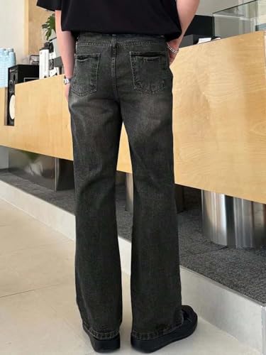 Image of KOTTY Men Jeans || Baggy Fit Jean's for Man || Loose Fit Low Rise Denim || Stretchable Casual Wear Jean,s || Dance Rap Rapping Style Pant for Men || Denim Cotton Jeans
