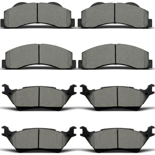 Front Rear Ceramic Brake Pads Set fit For 2012-20 Ford F-150