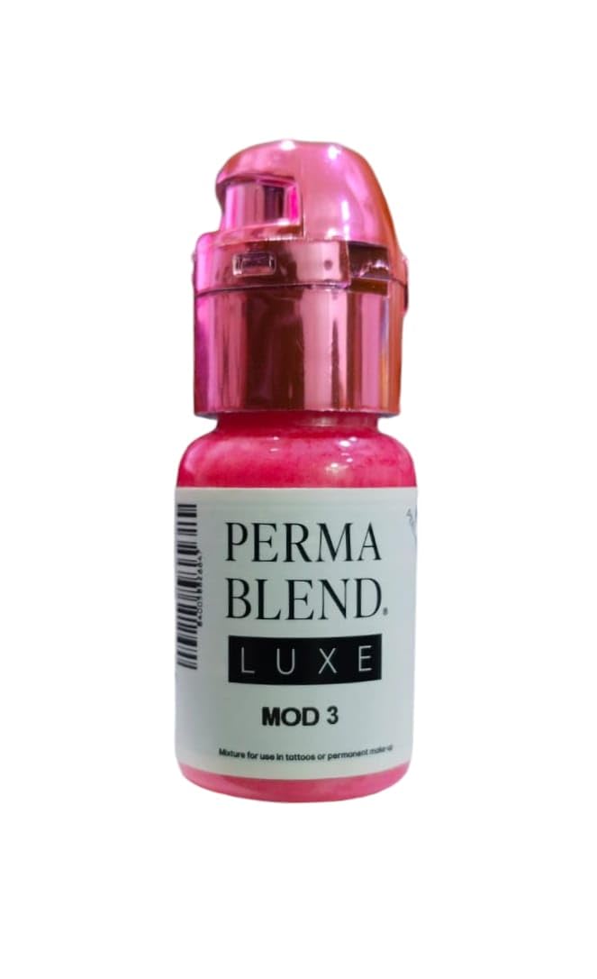 PermaBlend Pigments Luxe Professional Lip Color for Permanent Makeup (Mod 3) 15ml,1/2oz-image-48