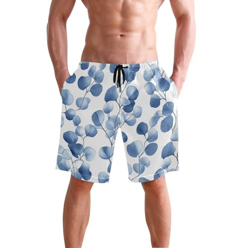 Mens Swim Trunks with Pockets Beach Shorts Quick Dry 4 Way Stretch Bathing Board Swimwear with Mesh2