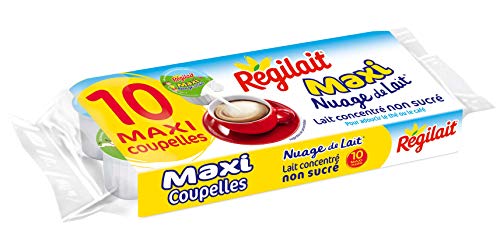 Régilait Lait Concentré Non Sucré Maxi Coupelles 140 g