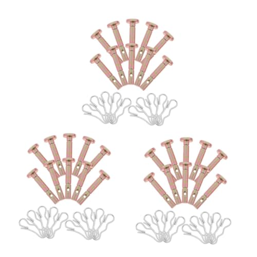 BESPORTBLE 30sets Snow Removal Tool Snow Thrower Parts Blower Shear Pin Kit Easy Install Pins Set Winter Removal