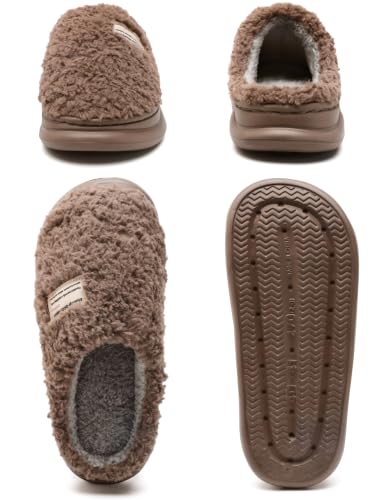Image of Slippers for Women Men, Memory Foam Slippers for Women, Soft Thick Fuzzy Bedroom House Shoes Indoor Outdoor