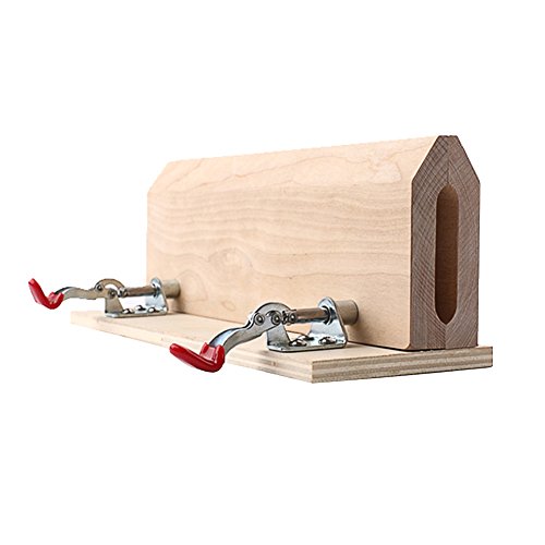 LianLe Wooden Leathercraft Hand Stitching Sewing Leather Lacing Pony Horse Clamp Table DIY Desktop Tool Craft Sewing Table