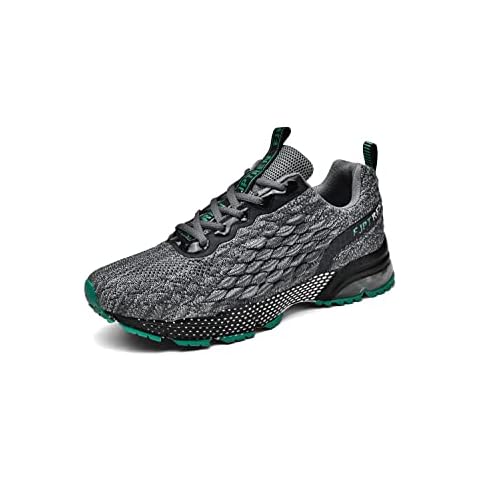 Mens Trainers Running Shoes Fitness Gym Sneakers Grey Cover