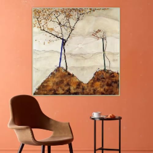 Peinture classique Egon Schiele affiche sur toile pour relooker votre mur sans cadre