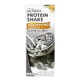 ULTORA(ウルトラ) プロテインドリンク 24本入り 人工甘味料不使用 脂肪0 1日分のマルチビタミン 手軽にタンパク質補給 シェイクとおさらば (24本, 黒ゴマきなこ)