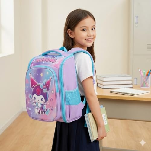 Image of ๐ช๐ข๐ข๐ ๐ญ๐ฌ School Bag for Girls, Stylish ๐ช๐ฎ๐๐ฒ๐ฟ-๐ฅ๐ฒ๐๐ถ๐๐๐ฎ๐ป๐ School Backpacks for ๐๐ถ๐ฟ๐น๐ & ๐๐ผ๐๐, Unisex ๐ญ๐ด ๐๐ป๐ฐ๐ต๐ฒ๐ Large Tution & College Backpack Burden Relief Men & Women